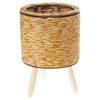 Rattan Weaving Flowers Plant Basket Grass Planter Indoor Outdoor Garden Pots Container for Bonsais Decorations