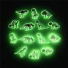 7/14 Stück Cartoon fluoreszierender Dinosaurier Schuhanhänger PVC Clogs Strandtasche Armband Dekor Abnehmbar DIY Wasserdicht Kindergeschenk