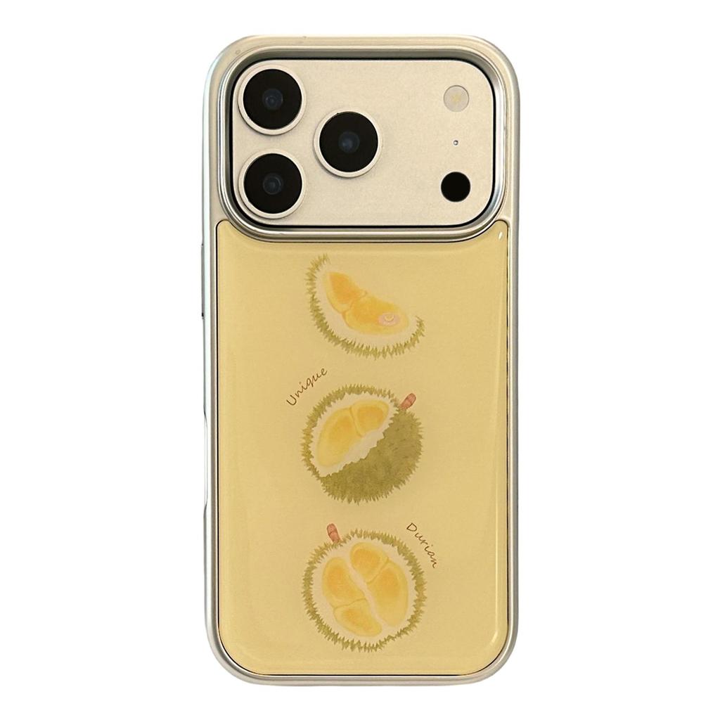 Creative Durian Phone Case for iPhone 16, iPhone 17, and iPhone 17 Pro Max