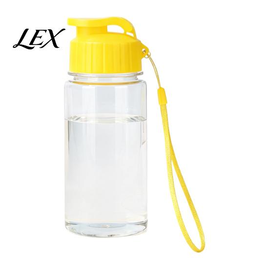 Matte Texture Water Bottle Sports Bottle, with Flip Lid And Lanyard, Portable Leak-proof PET Cup, Lightweight Fitness Jug, for Gym School Office