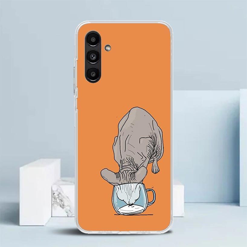 Lavaza Sphynx Sphinx Cat Phone Case For Samsung Galaxy A17 A37 A57 A16 A15 A14 A13 A56 A55 A54 A53 A36 A35 A34 A33 A26 A25 A24 A
