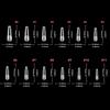 120PCS False Nails Semi-Frosted Clear Coffin Fake Nail Tips Press on Nails Soak Off Full Cover Nail Capsule For Extension