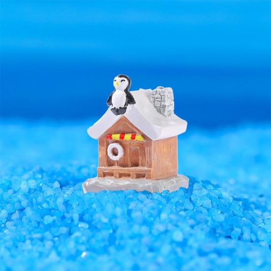 13 Pcs Mini Arctic Set Miniature Mountain Model for Penguin Ice Animals Figurines Micro Landscape Winter