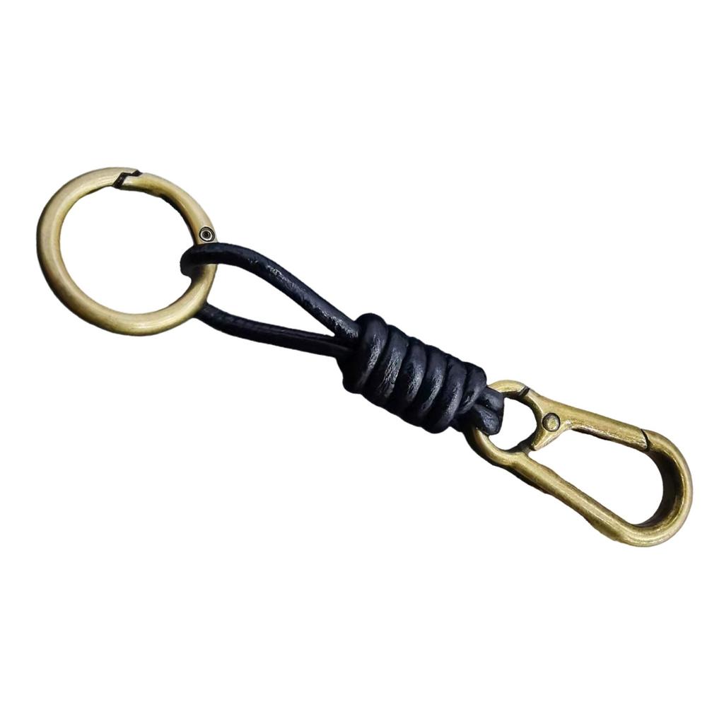Leather Lanyard Hook Vintage Leather Rope Key Chain Men Keyrings Car Keys Fashion Accessories Suitable for Any Occasion