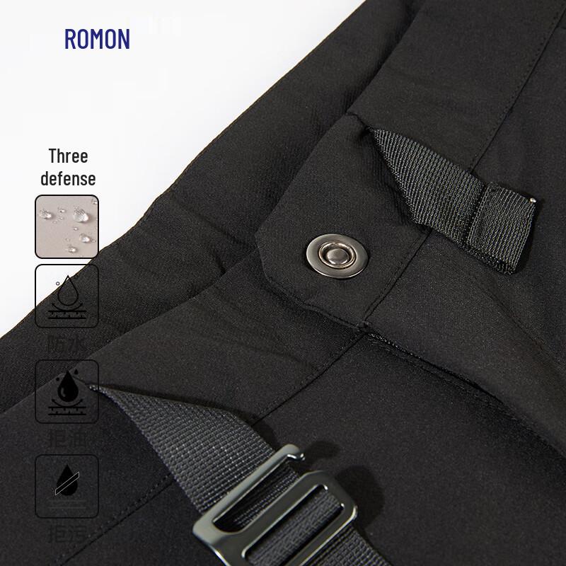 ROMON Men's Water-Resistant Outdoor Straight-Leg Cargo Pants