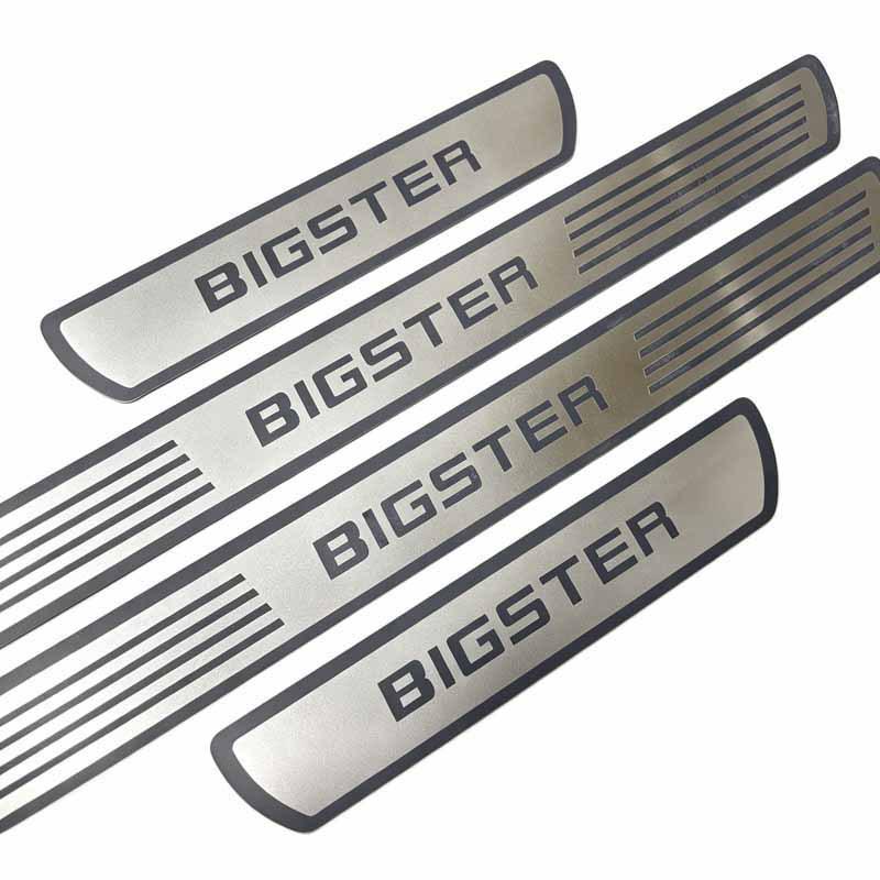 Dacia BIGSTER Threshold & Trunk Protector Stainless Steel Trim