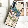 Luxury Dragonfly Case For Oppo A18 A38 A58 A78 A98 A40 A60 A80 A16 A76 A96 A15 A17 A77 A74 A94 A54 A57S Cover