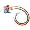 AC Diagnostic Manifold Gauge R22 R12 R404 R134 Double Head Anti Shock Vacuum Pressure AC Gauge Set