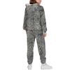 Unisex Hooded Tracksuit Set Women Running Hoodie Sweatshirt and Athletic Track Pants Two Piece Long Sleeve Pullover