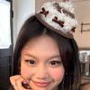 Cream Cake Designs Birthday Hat Hair Clip for Women and Girls Hair Accesories Hairpieces for Parties and Photoshoots