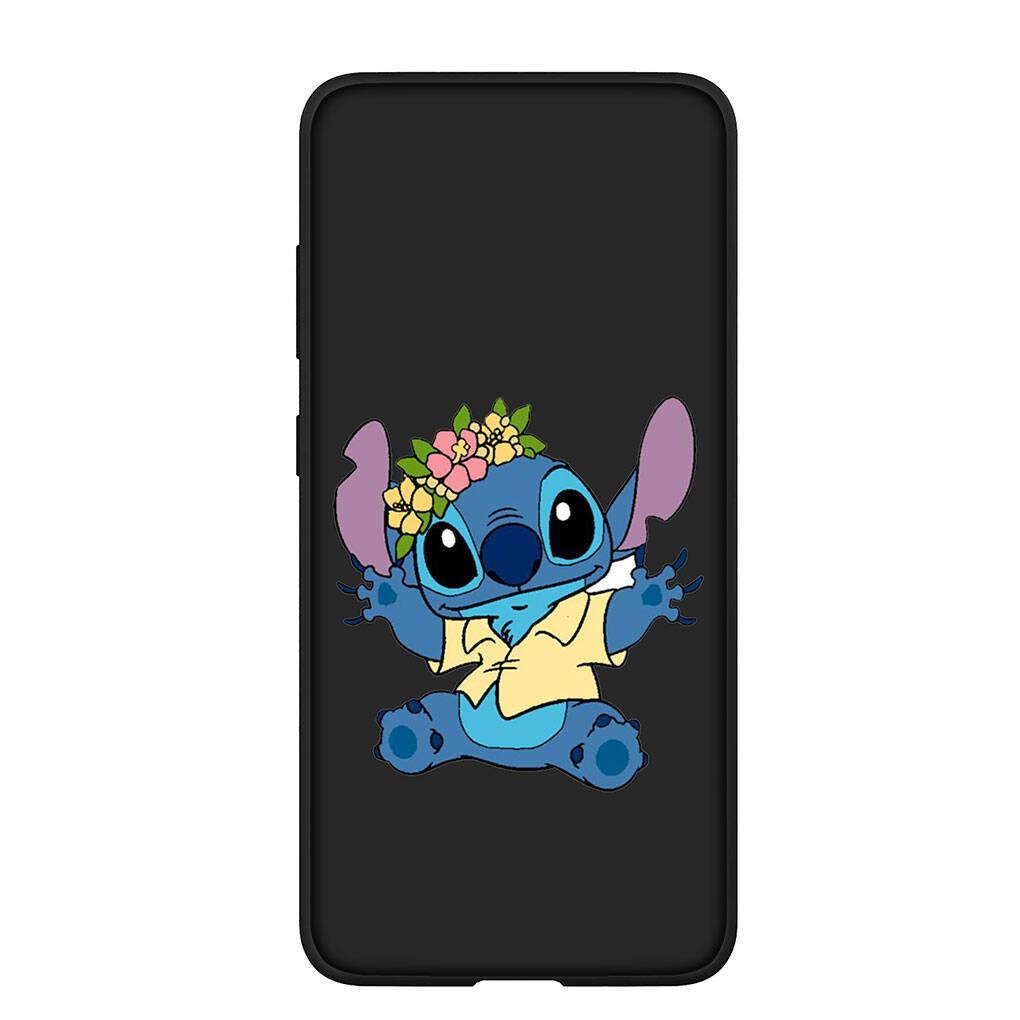 Coque de téléphone pour Samsung Galaxy S25 S23 S22 S21 S24 Ultra FE A05 A06 A15 A16 A36 A37 A35 A54 A55 A56 A57 A25 A26 A53 A17 Jolie Housse Stitch Mignon Lilo
