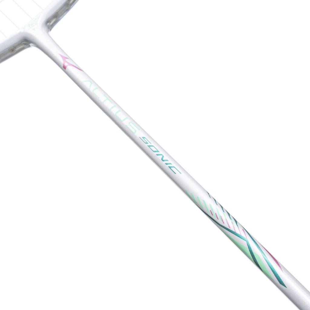 MIZUNO Altius Sonic Badminton Racket for Beginners White Case (73JTB609) (Frame Only/Portable Included)