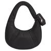 Kenzo Logo Zipper Nylon Tote Shoulder Bag Women Bags Black FE62SA705F01