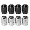 4PC Aluminium Car Tire Valve Stems Cap Gear-Shaped-Valve For Volkswagen TSI TDI R32 MK4 GTI Golf Polo Tiguan Passat Jetta Touran