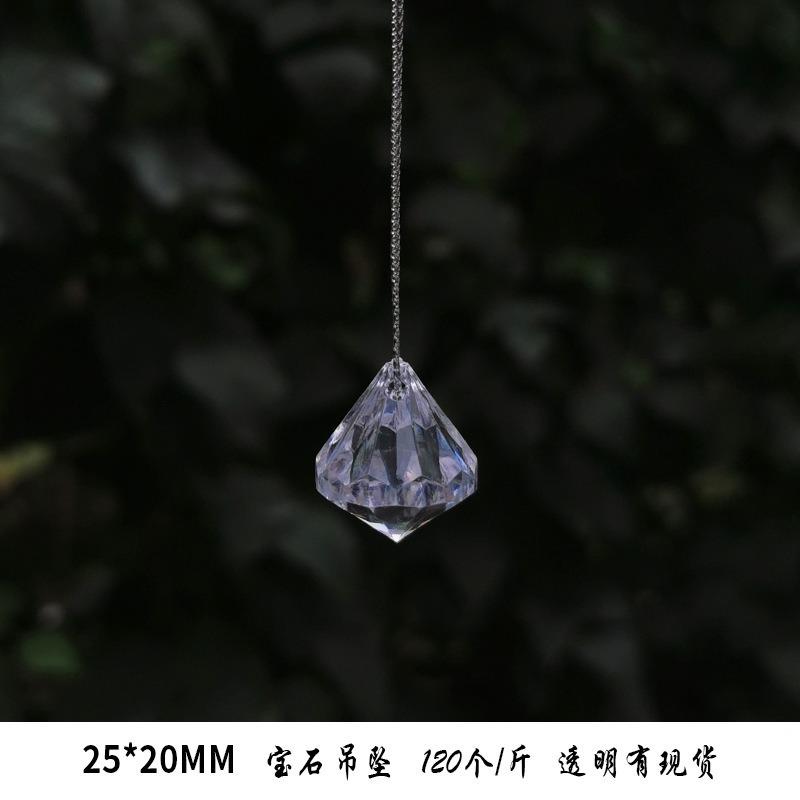 New Christmas Transparent Ice Crystal Snowflake Christmas Tree Decoration Supplies Christmas Atmosphere Christmas Tree Snowflake Pendant
