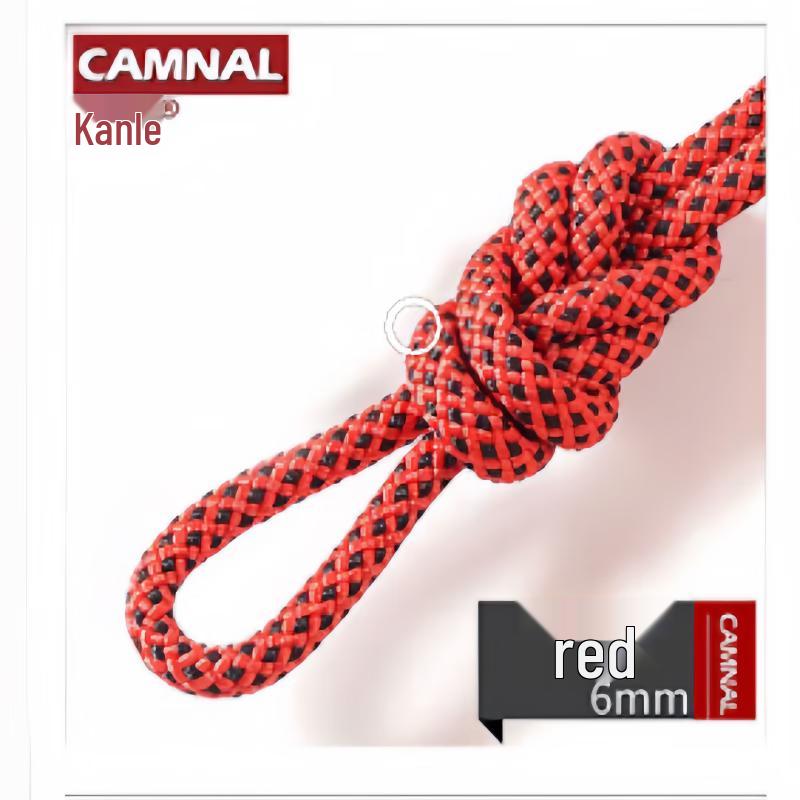 Long Zhan 6mm Polyester Outdoor Climbing Rope