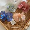 Smudge fabric flower pearl hairpin versatile duck bill clip sweet niche temperament hair accessories wholesale