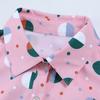 Women Clothing Polka Dot Printed Blouse Commute Long Sleeve Korean Single-breasted  Polo-Neck Fashion Shirt