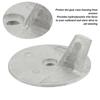 664-45371-01 Hydrodynamic Oxidation Resistance Rust Resistance Zinc Alloy Outboard Trim Tab Anode Replacement for 20-50 HP
