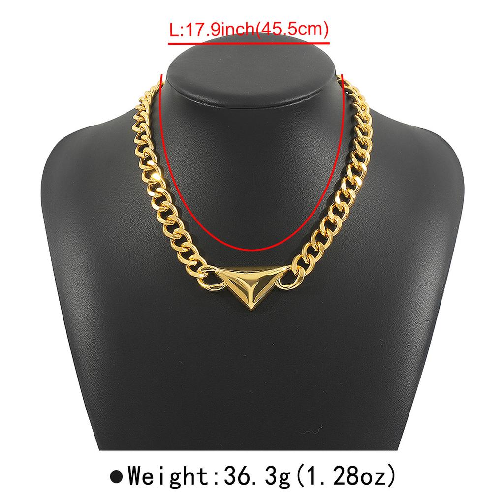 Exaggerated Three-dimensional Geometric Necklace Retro Style Classic Light Luxury Exquisite Versatile Earrings