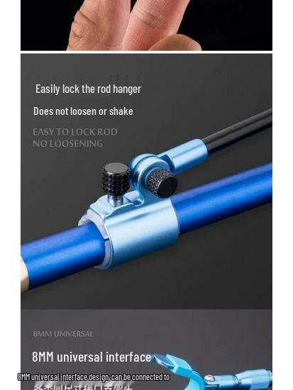 Portable Carbon Rod Holder & Super Hard Tackle Box with Fishing Chair - Black Pit Taiwan Platform