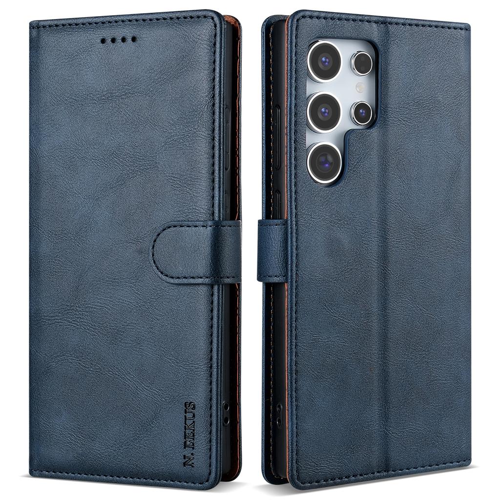 N.BEKUS CSJ-001 For Samsung Galaxy S24 Ultra Case Wallet Card Slots Phone Leather Cover