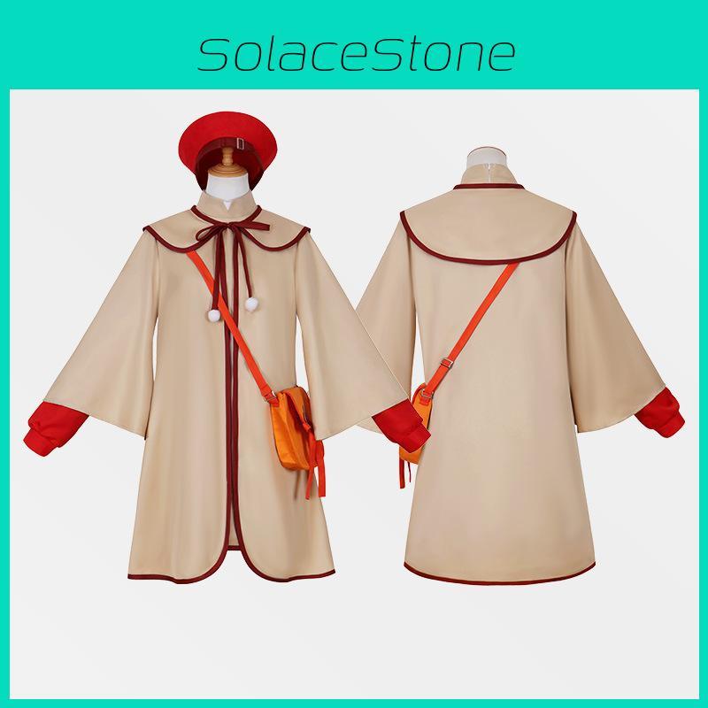 Ania Cosplay Costume With Elegant And Commuting Style Wool Fabric Black