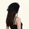 Lace retro floral versatile triangle towel women's spring and summer new high-end fashion headband headscarf
