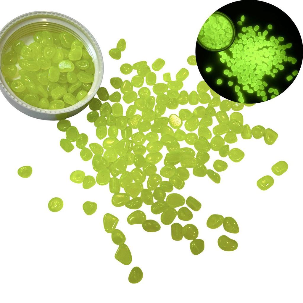 5-8mm Luminous Artificial Fluorite Pebbles for Aquariums and Gardens