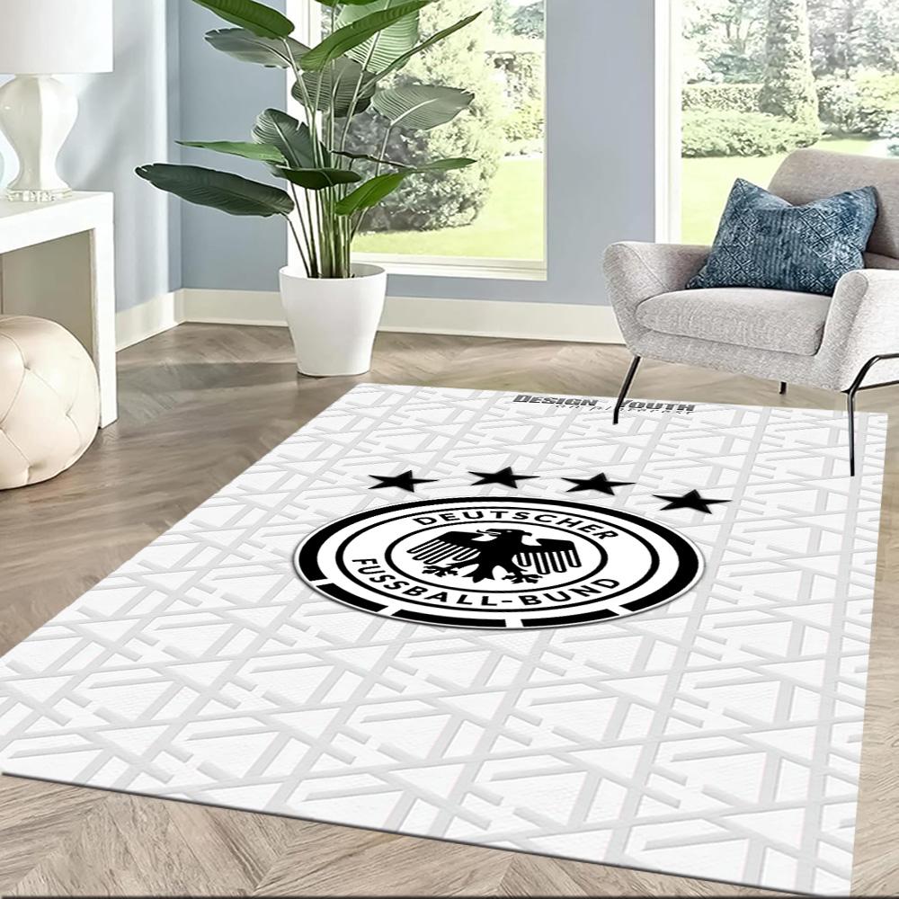 Deutscher Fussball-bund Style Square rugs are a great choice for living rooms, bedrooms, home décor, and as gifts.