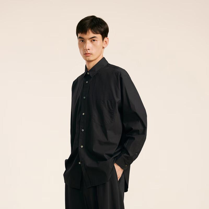 CROQUIS Men's 2024 Autumn Long-Sleeve Relaxed Fit Collared Shirt