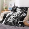 1PC Tom Kaulitz Print Flannel Blanket, High quality Comfortable for All Seasons, Home Decor, Warmth and Comfort, Perfect for Christmas Gifts