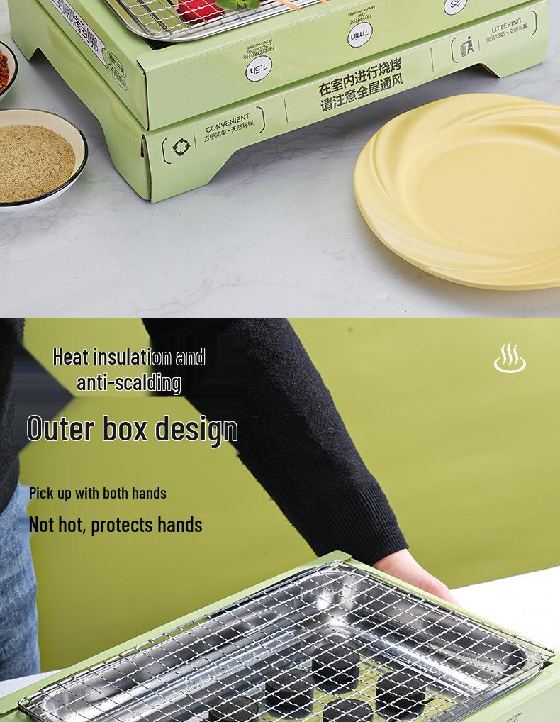 Portable Smokeless Charcoal Grill & Fire Pit for Tea Brewing and Outdoor BBQ.
