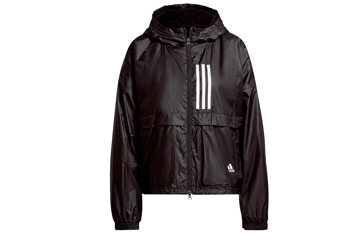 Adidas Jackets Women s Black Hooded Moderate Other GT3723 S