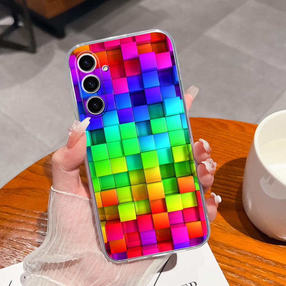 For Samsung Galaxy S24 Plus Ultra Phone Case Creative Soft TPU Silicone Clear Anti Drop Special Back Cover For Samsung S 24 Capa