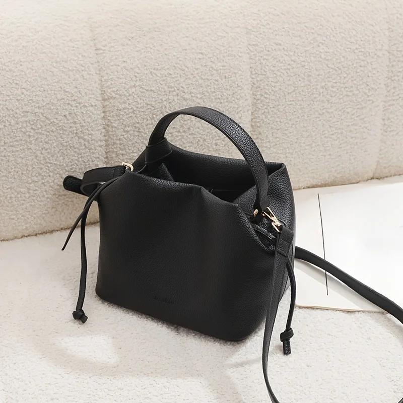 Elegant Solid Color Shoulder Bag, Fashi Women's Handbag, Suitable for Daily Use, Leather Commuting Versatile Crossbody Bags