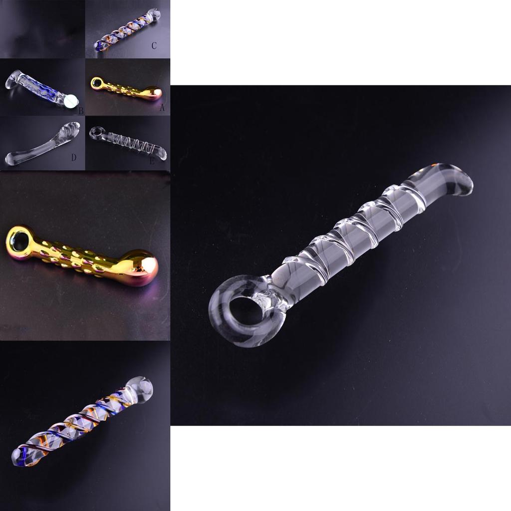 Glass Anal Metal Dildo Beads Butt Plug Crystal Balls Female Sex Toy Adult For