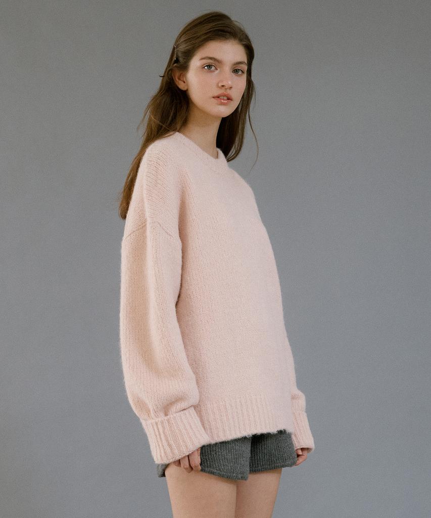 LETTERA Unisex Round Neck Knit_3Color