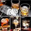 3D Große Eiswürfelformen 2,15 Zoll Rosen-Eisformen 4 Riesige Niedliche Blumenform Eis-Silikonform Für Cocktails Saft Whiskey Gefrierschrank