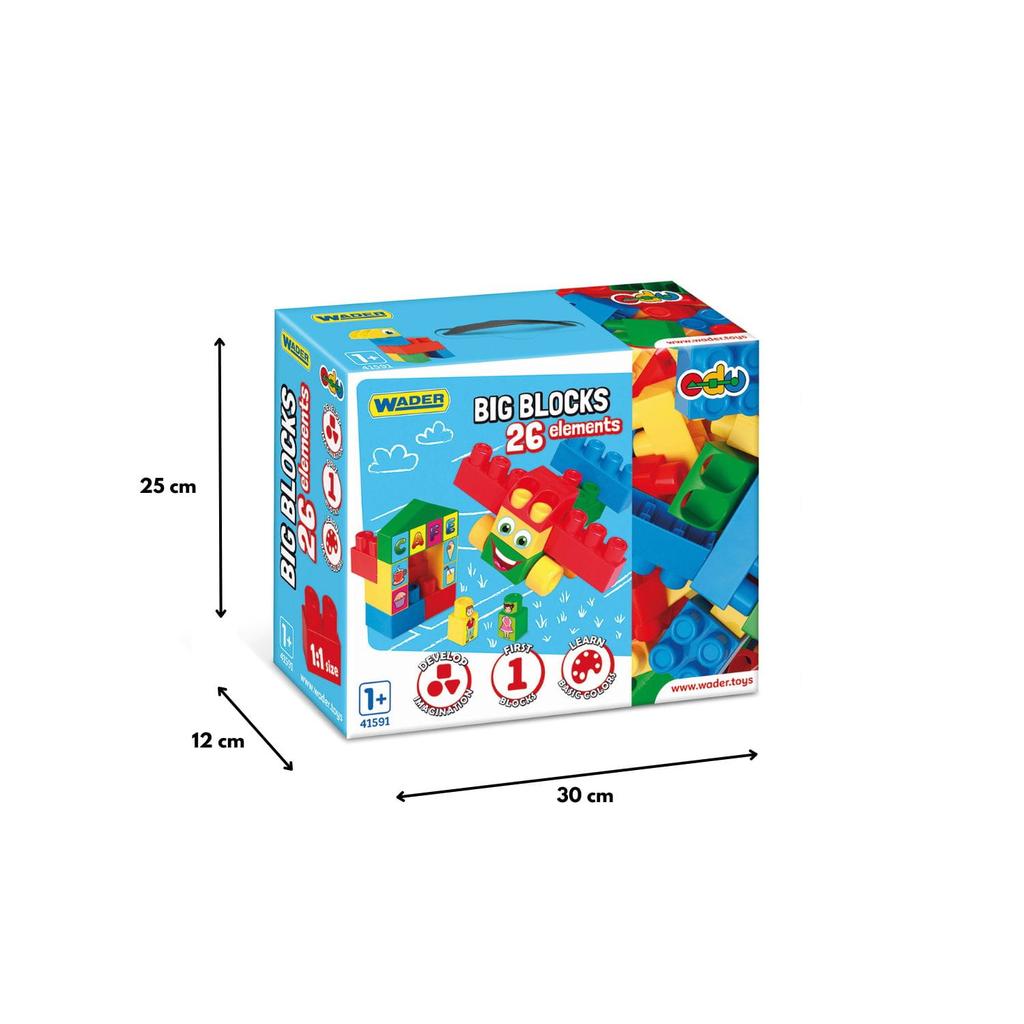 Big Blocks 26-Piece Building Blocks 41591