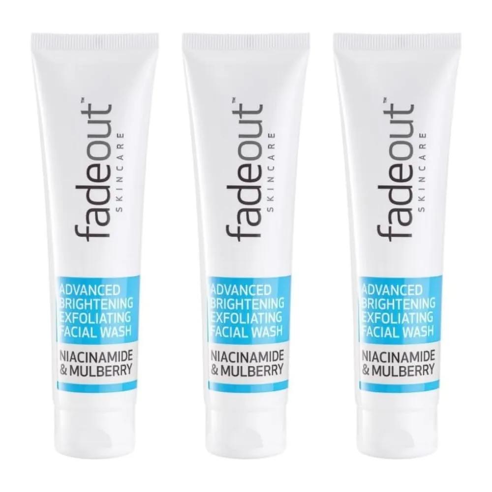Fade Out Advanced Brightening Facial Wash 100ml (3 bottles) Cleansing Foam Facial Cleanser fadeout
