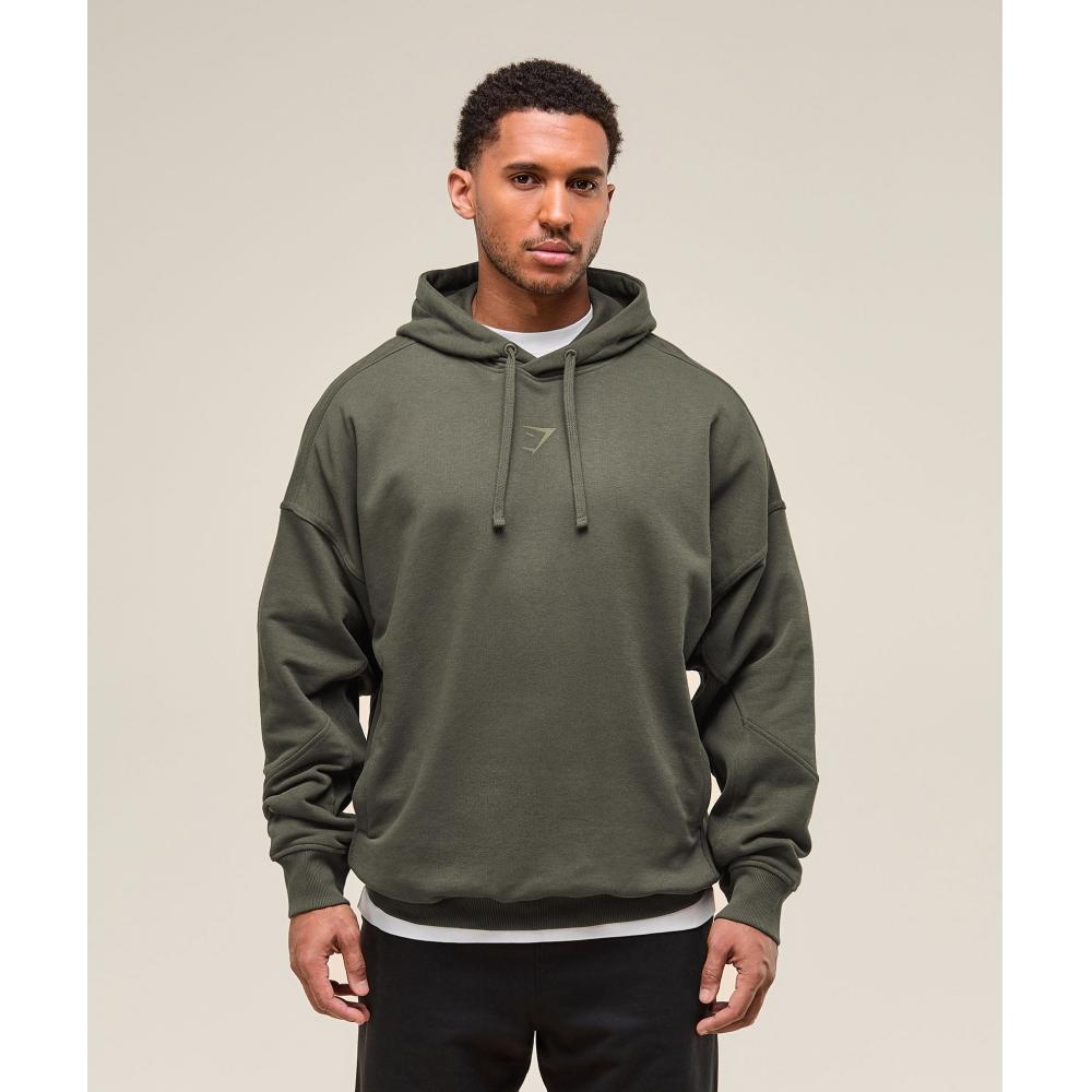 Gymshark Power Hoodie Strength Green A2c9h Ecjh