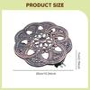 Plant Roller Stand, Rolling Tray, Pot Trolley, Sturdy Iron Structure, Universal Wheels, Suitable for