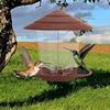 Mit Aufhängeseil Wasserdicht Outdoor Garten Futterstation Für Haustier Vogel Zubehör Fütterungswerkzeug Vogelhäuschen Futterbehälter