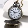 JEWELRYWE Owl Pocket Retro Analog Pendant Perfect Gift for and Christmas Watch, Antique-Style Watch, Alloy, Coming-of-Age Ceremonies, Birthdays,