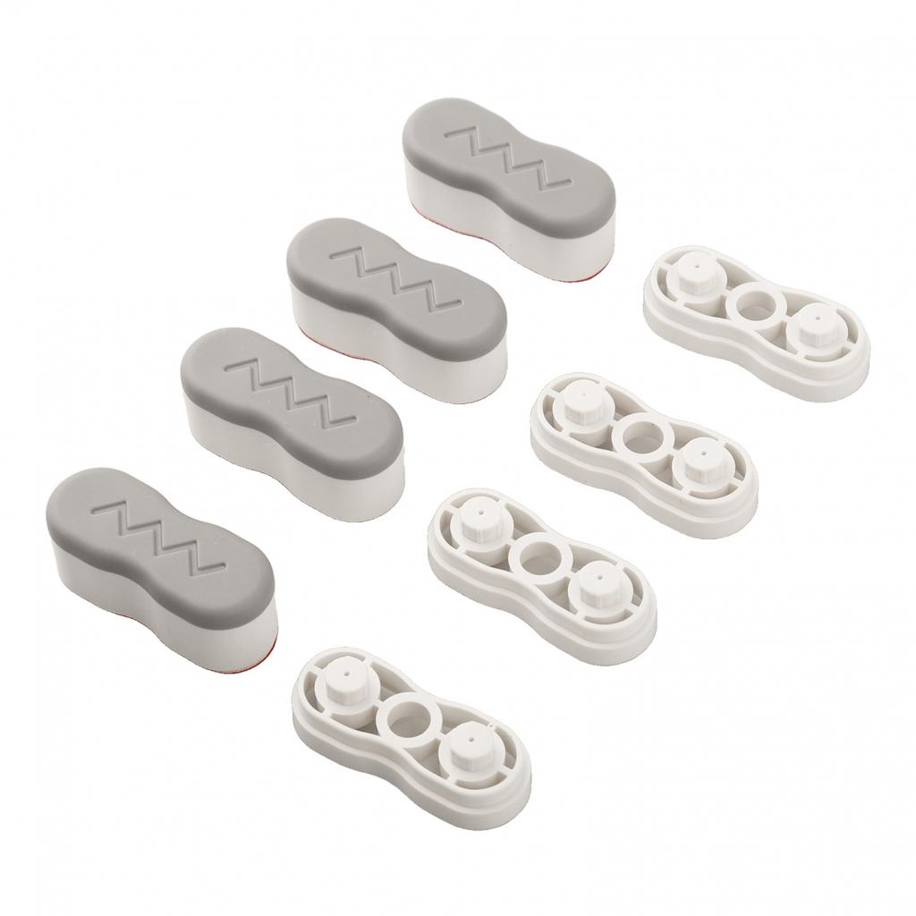 4 ks Nastavitelných podložek pod WC sedátko pro lepší přístupnost a pohodlí