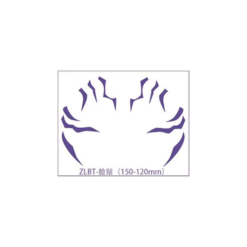 For Kpop Demon HUNTERIX Tattoo Stickers Sajaa Boys Dark Cosplay Body Tattoo Stickers Set Kid Birthday Party Gifts Cosplay Props