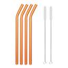 Colorful Glass Straws Reusable Drinking Straw Eco-friendly High Borosilicate Glass Straw Glass Favors Bar Drinkware Tube Party