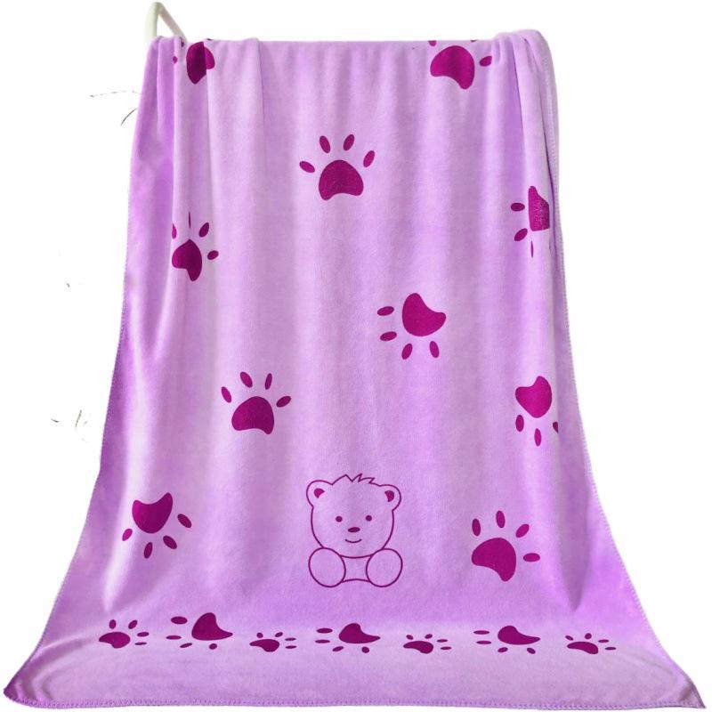 Cartoon Microfiber Towel Set - Large Bath, Beach & Kids' Face Towels