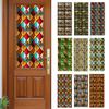 Vintage Stained Glass Sticker Removable Waterproof Static Window Cling Home Office Room Church Decorative Privacy Window Film